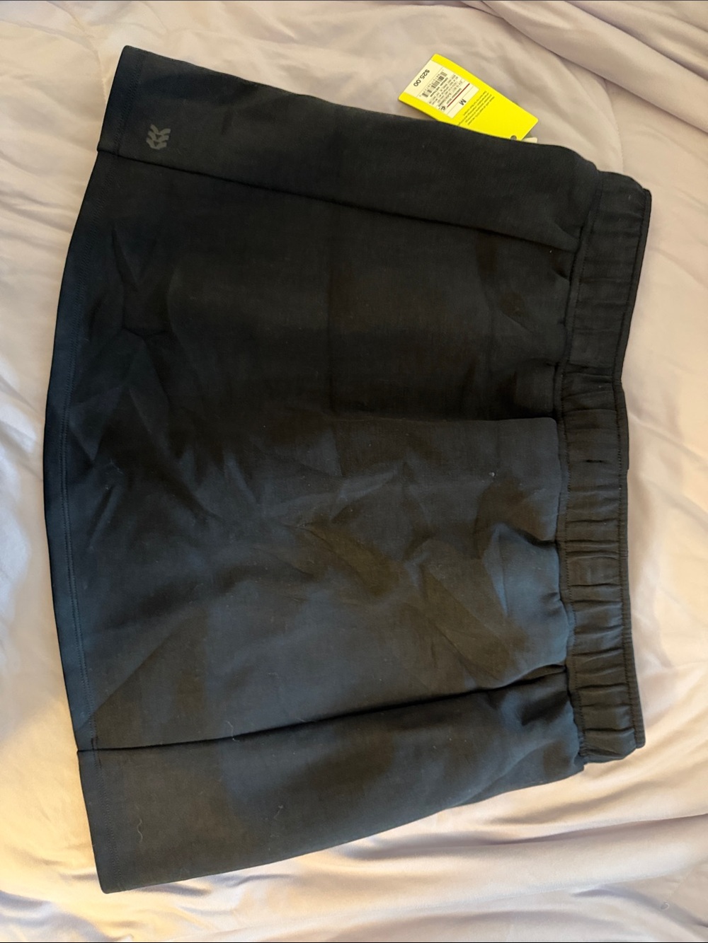 all in motion Black Athletic Skort with White Piping - Picture 5 of 5
